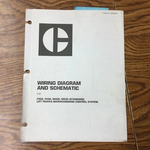 CAT Caterpillar F/M40D M/F50D Schaltplan & Schaltplan Gabelstapler Handbuch - Bild 1 von 3