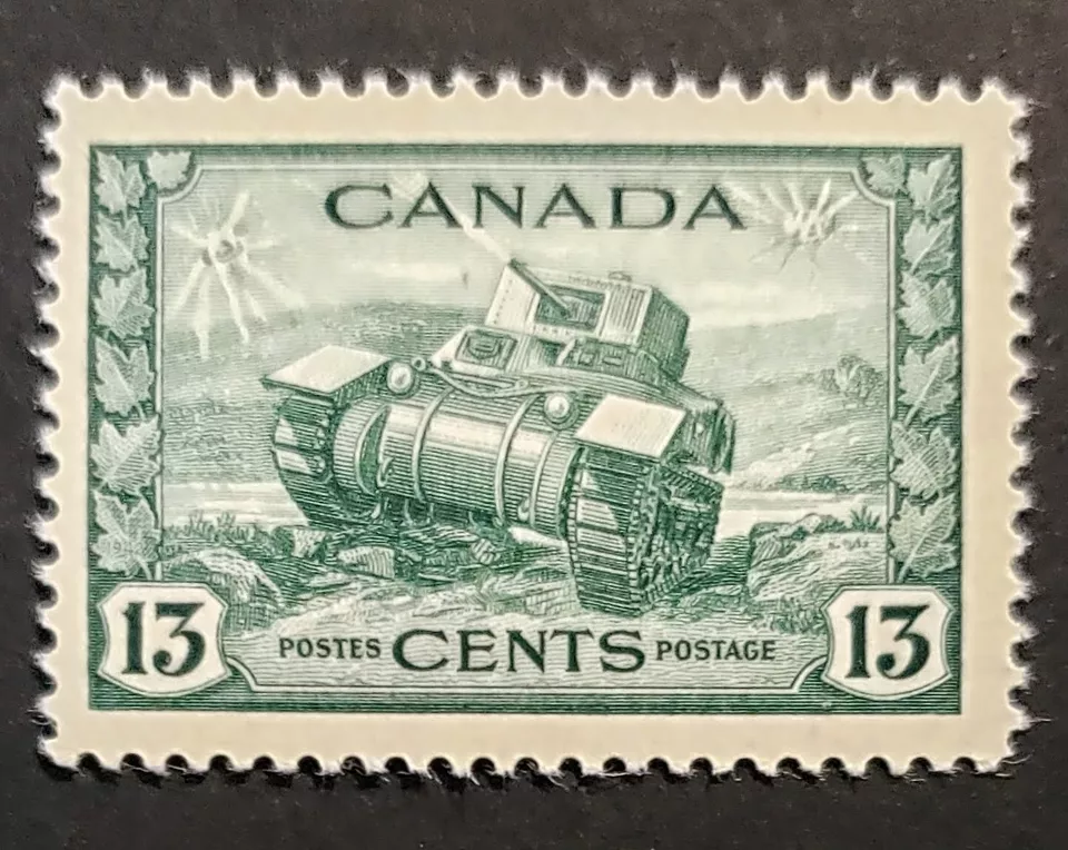 Stamps Canada Mint: #258 13c dull green Ram Tank Fine MNH - Image 1 of 1