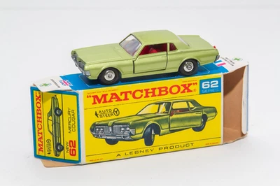 Matchbox Lesney Mercury Cougar 62 No Majorette No Hotwheels No Polistil No Siku - Photo 1/4
