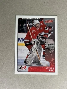 2001-02 Upper Deck Victory Arturs Irbe Carolina Hurricanes #65 - Imagen 1 de 2