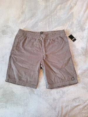 Pantalones Cortos Billabong Para Hombres Grandes Gris Mike EW Pana Cordón Surf Patín Bolsillos  Foto 1 de 4