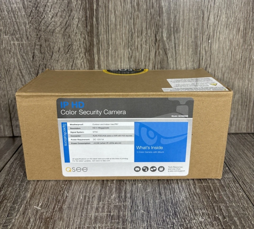 Security Camera WITH 100ft Cat5e Ethernet Cable Network - Image 1 of 4