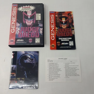 Судья Дредд (Sega Genesis) чехол, руководство и плакат только без игры - Изображение 1 из 4