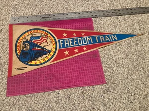 Vintage 1975 American Freedom Train Pennant BANNER Flag - FAST SHIPPER - Picture 1 of 5