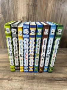 Lot of 9 Diary of a Wimpy Kid Hardcover Books by Jeff Kinney - Picture 1 of 12