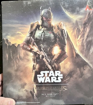 Figura de acción Star Wars Variant Play Arts No.2 Boba Fett nueva en caja Square Enix Foto 1 de 4