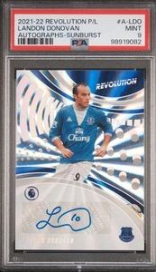 Landon Donovan PSA 9 Auto Panini 2021-22 Revolution Sunburst #'d 09/10 POP 1 - Picture 1 of 2