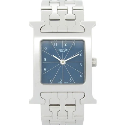 HERMES H watch Wrist Watch HH1.210 Quartz Stainless Steel Used Women - Image 1 of 4