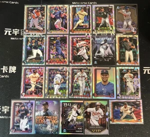 2025 Topps Bowman Chrome Base RC Inserts Refractor Lot 20 Cam Smith Devers Crews - Picture 1 of 2