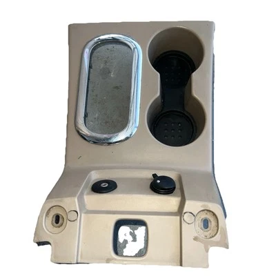 ✅ 06-10 Ford Explorer Floor Shifter Trim Bezel w/ Cup Holder Tan OEM - Image 1 of 4