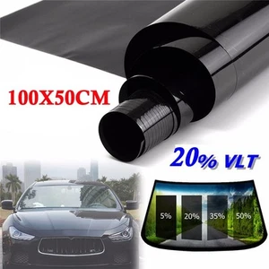 Anti UV Sunshade Film 50*100cm VLT 20 Glass Casement Auto Car Home Office - Picture 1 of 9