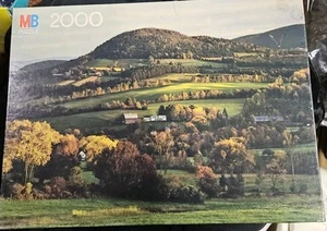 MB Sunrise Landscape Best of America 2000 Piece Jigsaw Puzzle 4185-13 NOS 1982 - Picture 1 of 5