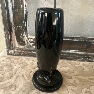 "Florero Fiesta Ware Black Bud Fiestaware vintage Art Deco 6""" - Imagen 1 de 6