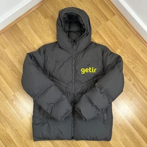 Nike Tottenham Hotspur FC Staff Issue Puffer Jacket Men's Medium Grey Storm Fit - Picture 1 of 13