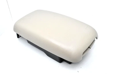 0 7-09 Saturn Aura Beige Deslizante Vinilo Consola Central Almacenamiento Tapa Apoyabrazos OEM Foto 1 de 4