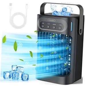 Portable Air Conditioners Cooling Fan, Evaporative Mini Air Conditioner - Picture 1 of 7