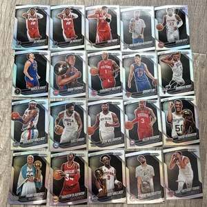 (58) Card Lot All 2024 Prizm Black Silver SGA Ja Jokic Haliburton AI Embiid KAT - Picture 1 of 14