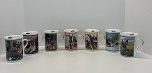 The Danbury Mint 7er Set SIMPLY SHEPHERDS Porzellan Sammeltassen - Bild 1 von 24