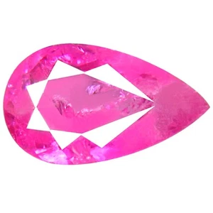 0.84 ct AAA+ First-class Pear (9 x 5 mm) Reddish Pink Rubellite Tourmaline - Imagen 1 de 1