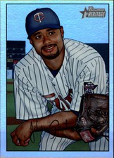 2007 (TWINS) Bowman Heritage Rainbow Foil #80 Johan Santana