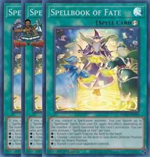 Yugioh! 3x Spellbook of Fate MAZE-EN059 Super Rare 1st Ed NM