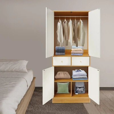Armario de almacenamiento de ropa armario independiente armario de almacenamiento de ropa Foto 1 de 4