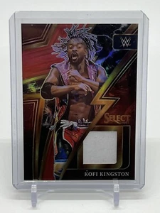 2023 Panini Select WWE KOFI KINGSTON Sparks Shirt Relic Red Prizm /99 🔥🔥🔥 - Picture 1 of 3