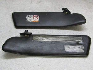 1998 2005 JDM MAZDA MIATA ROADSTER NB LEATHER SUN VISOR GUARD SET FACTORY OEM - Foto 1 di 9
