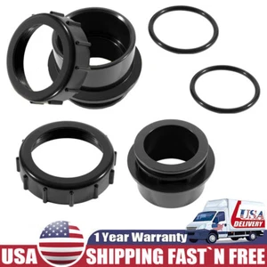 270100 Black Pool Valve Adaptor for Pentair Quad D.E. Filter, FNS Plus Filter - Picture 1 of 13