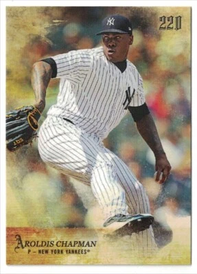 2018 Topps X Bryce Harper 220 Second to None #14 Aroldis Chapman NY Yankees - Image 1 of 2