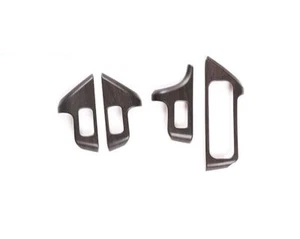 For Benz GLB W247 2020-2022 Wood Grain Window Lift Panel Switch Cover Trim 4PCS - Imagen 1 de 8
