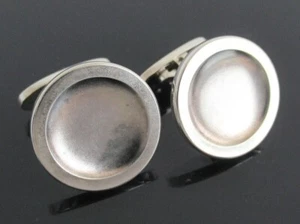 Georg Jensen Vintage 1950's Sterling Silver Cufflinks Number 108 - Picture 1 of 5