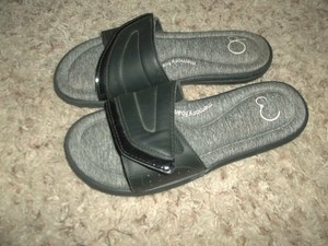 op memory foam flip flops