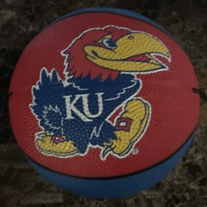 Kansas Jayhawks Mini Rubber Basketball - Picture 1 of 2