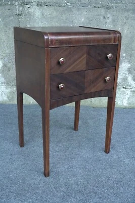 Art Deco Caswell-Runyan Waterfall Perfect Sewing Cabinets End Table - Image 1 of 4