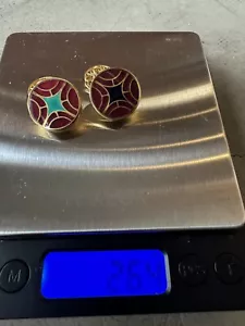 💯22k Gold Cufflinks Reist Signed 26.4 Grams💯 - Picture 1 of 3