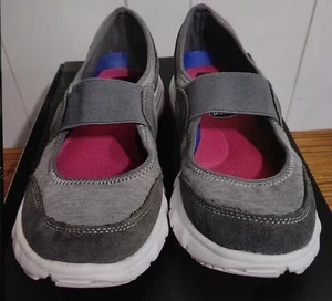 Scarpe Ballerine Grigio Comfort Passeggiata Dr.Scholl's Tg7M Elastiche "FIRENZE" - Foto 1 di 8