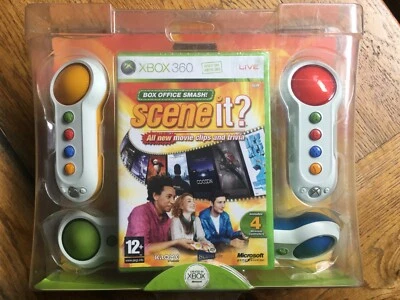 Scene It? inc Wireless Buzzers (light wear on packaging) - Xbox 360 UK Sealed! - Image 1 of 3