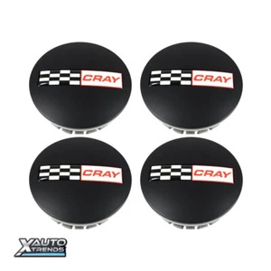 4 x Cray Wheel Center Cap Matte Black (1704K67) CCCRAY6BK - Picture 1 of 1