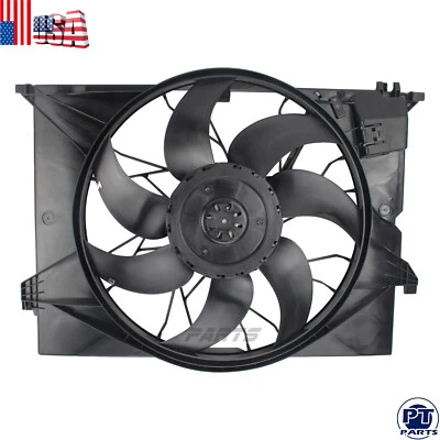 Radiator Cooling Fan Blower Assy For Mercedes Benz S550 Base Sedan 2007-2013 — 第 1/4 张图片