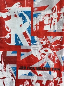 The Who Cotton Quilting Fabric โ Red, Blue, & Grey โ 28โ in length + extra scrap - Picture 1 of 4