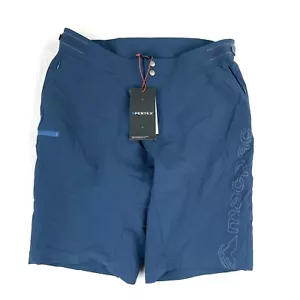 Macpac Womens Mountain Bike Padded Lined Shorts Size 8 New Blue - Picture 1 of 7