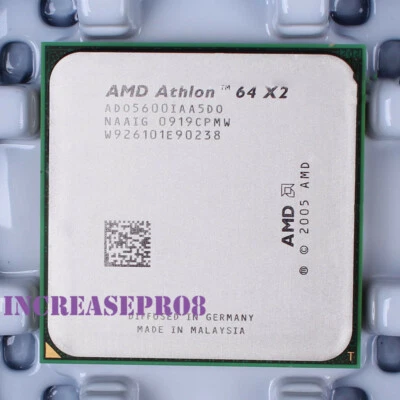 AMD Athlon 64 X2 5600+ Processor 2.9GHz ADO5600IAA5DO Socket AM2 CPU 65W 1000MHz - Image 1 of 4