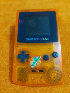 Nintendo GameBoy Color - Mirinda Orange GBC System - Authentic System Rare - Picture 1 of 7