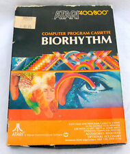 Atari 400/800 Biorhythm Cassette Tape CX4107 Vintage 1980