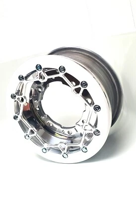Banshee 350 Warrior Front Wheels Beadlock 10x5 3+2 Crusher Alba Racing PW32 - Image 1 of 4