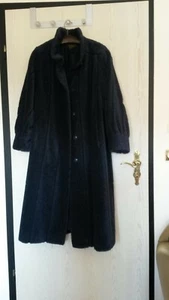 Hawela Exquisite Damenmantel Gr. 40/42, 75% Alpaka 25% Mohair im Flor dunkelblau - Bild 1 von 5