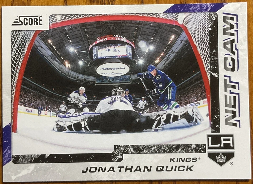 2011-12 Score Net Cam Jonathan Quick #15 Los Angeles Kings - Image 1 of 2