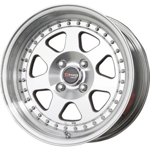 Drag DR-27 15x7 4x100 +10et 73 Full Machined Face Wheels - Picture 1 of 1