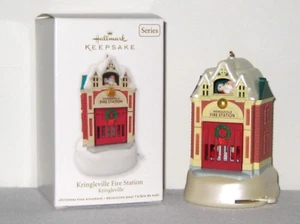 Hallmark Kringleville Fire Station Ornament New in Box - Picture 1 of 5